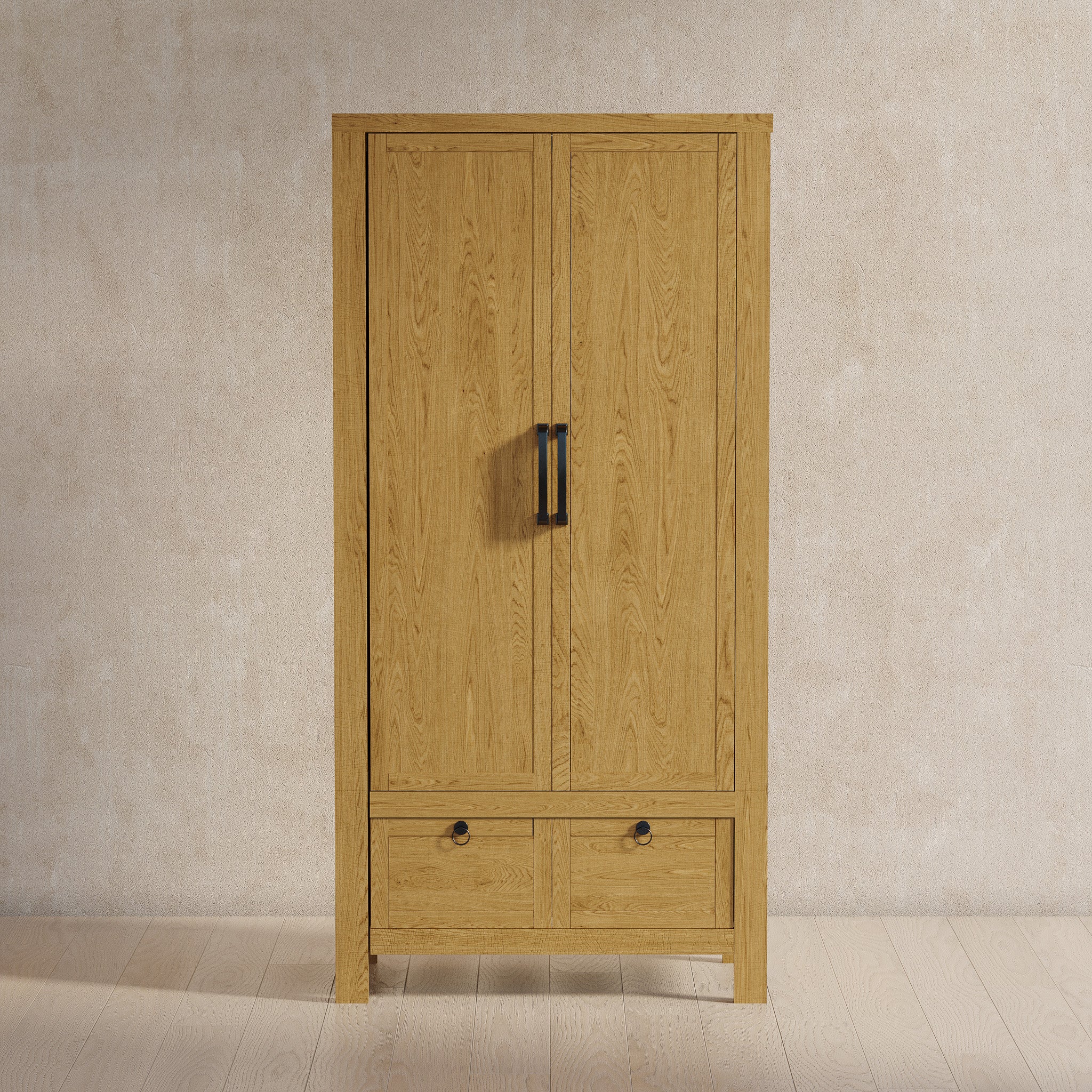 Vaughn Organic Wooden Cabinet in Weathered Natural Finish in Cabinets by Maven Lane