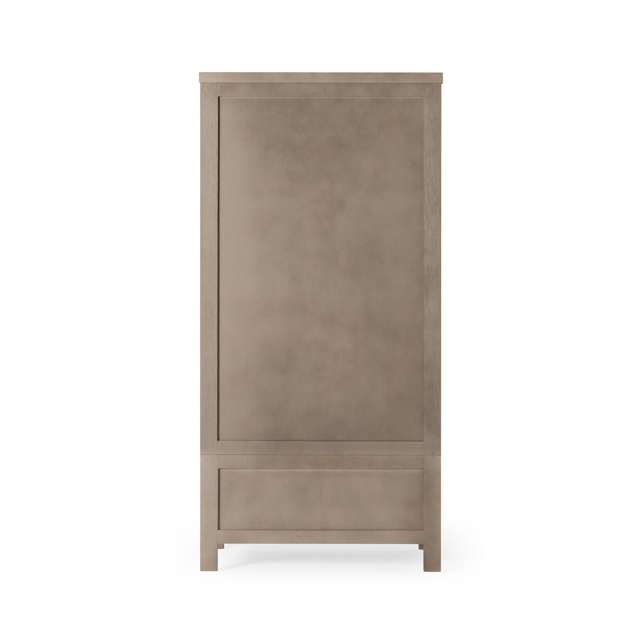 Vaughn Organic Wooden Cabinet in Weathered Grey Finish in Cabinets by Maven Lane