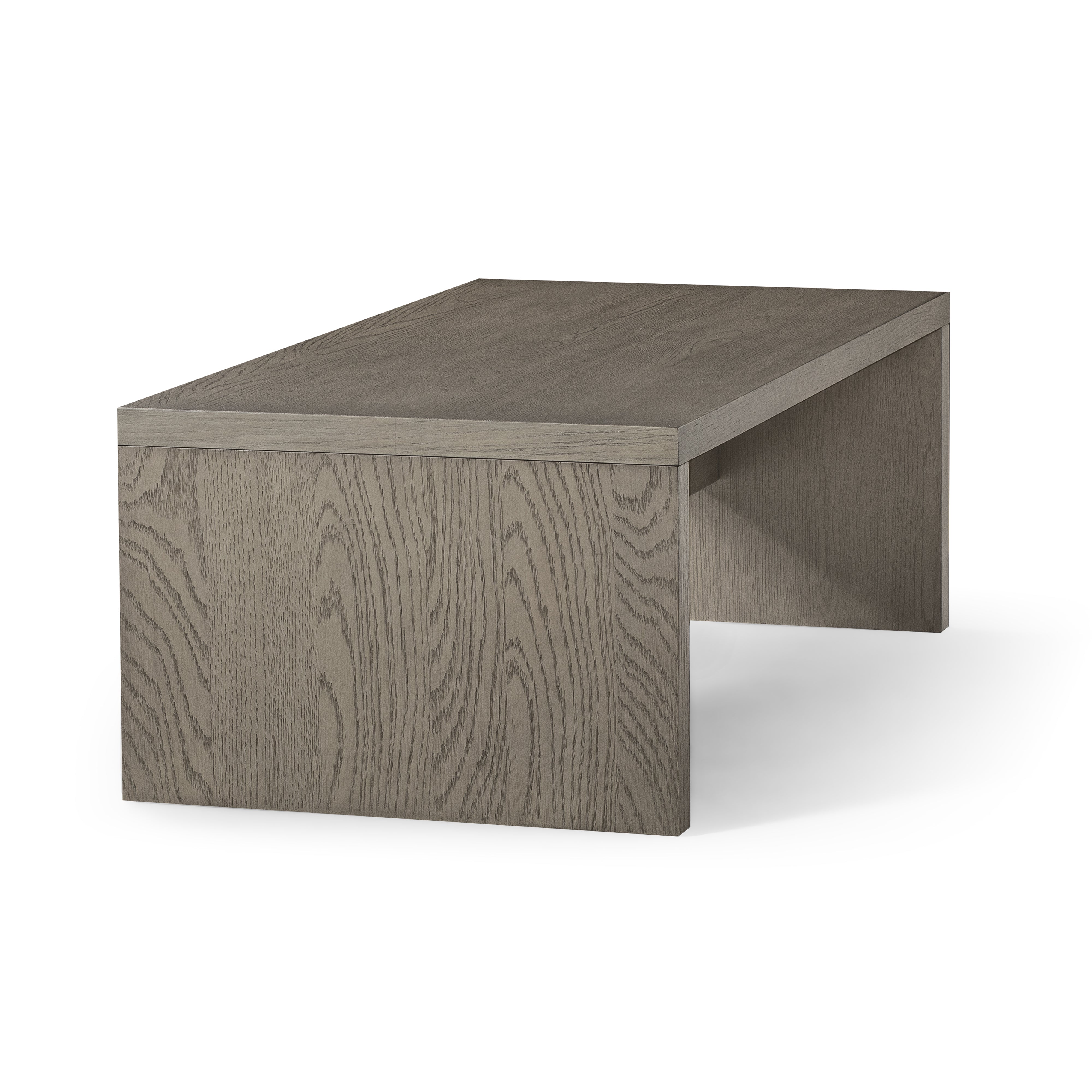 Zeno Rectangular Coffee Table in Aged Grey in Coffee Table by Maven Lane