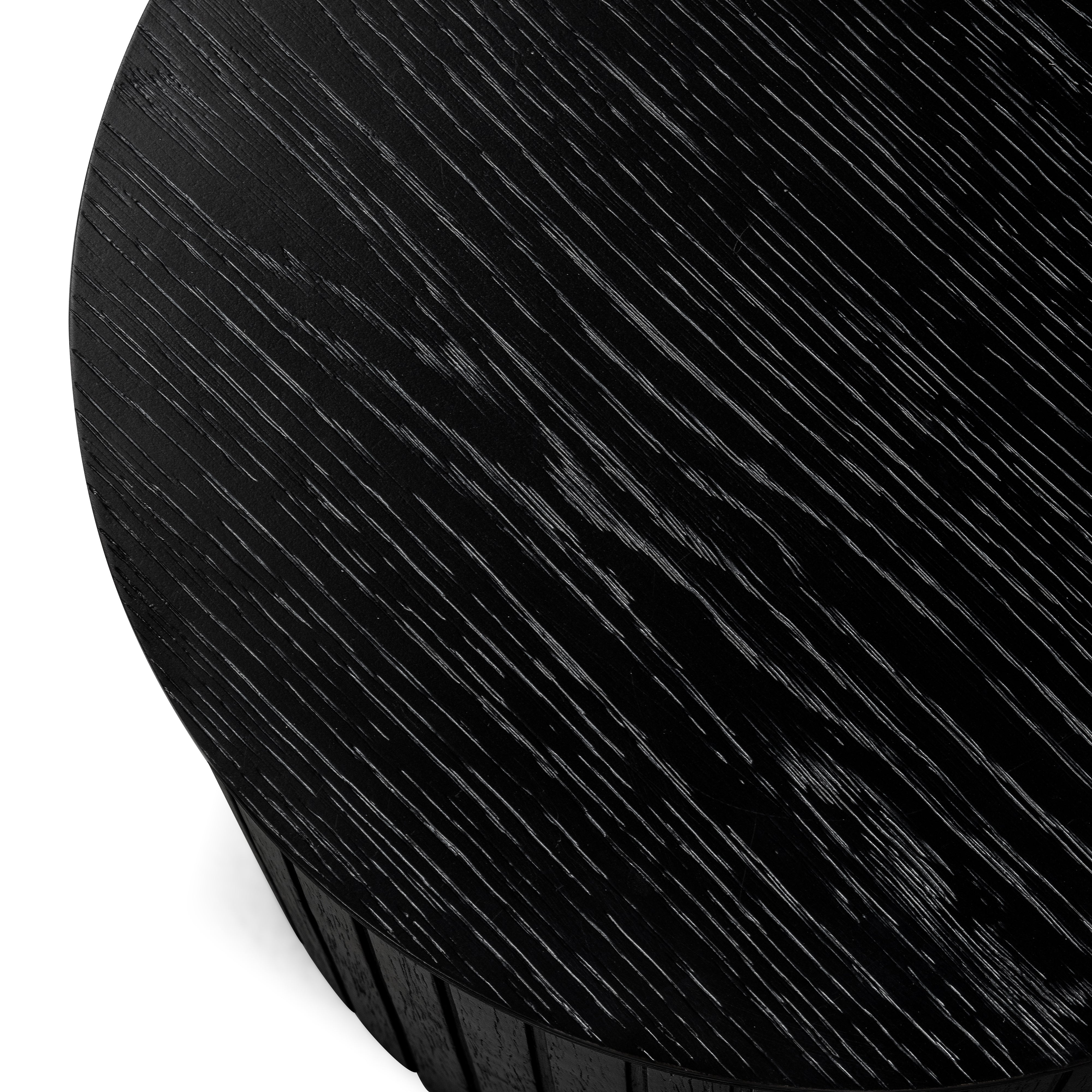 Austin Wooden Coffee Table Set with Storage in Black Finish in Nesting Tables by Maven Lane