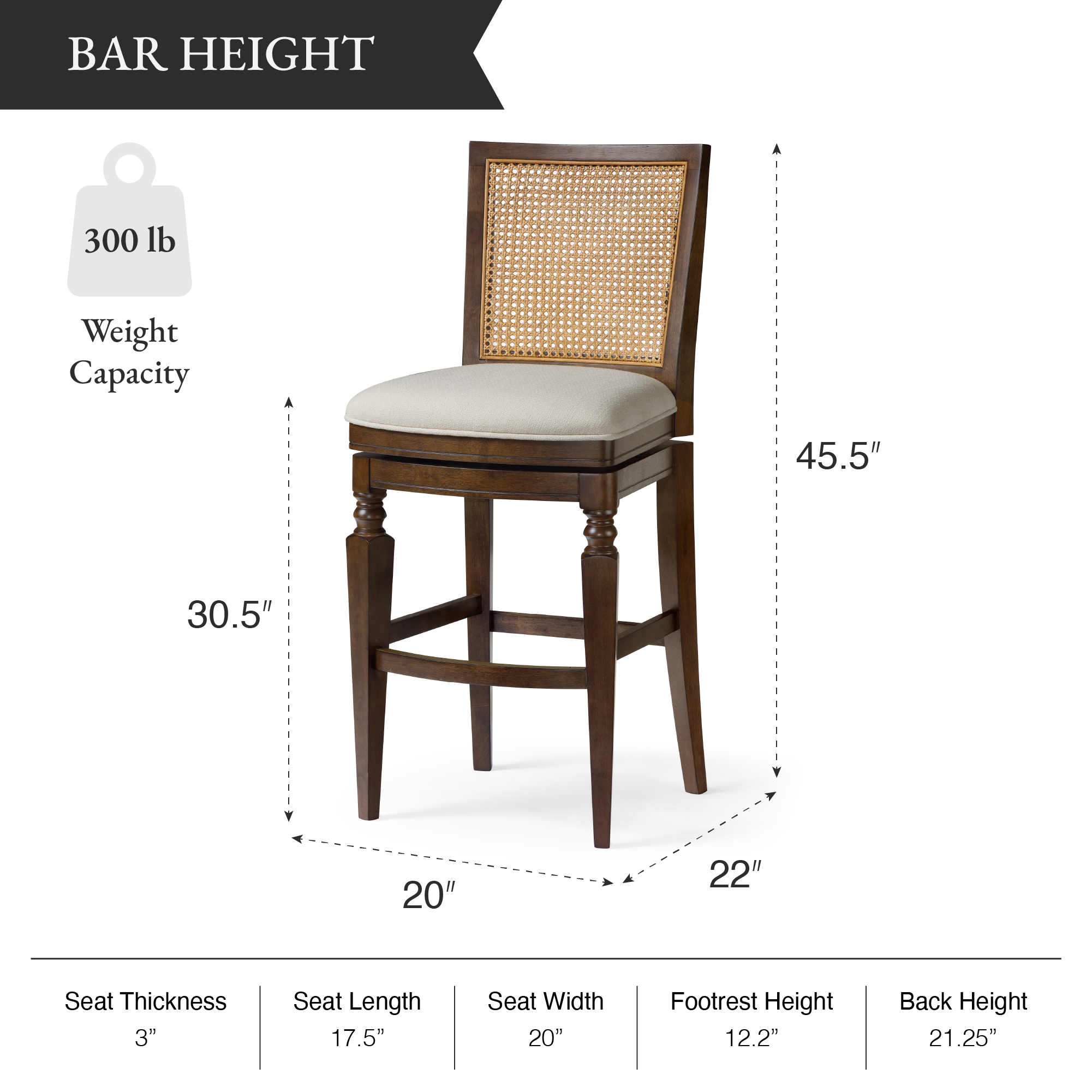 Sonoma Swivel Bar Stool in Brown Finish and Beige Fabric in Stools by Maven Lane