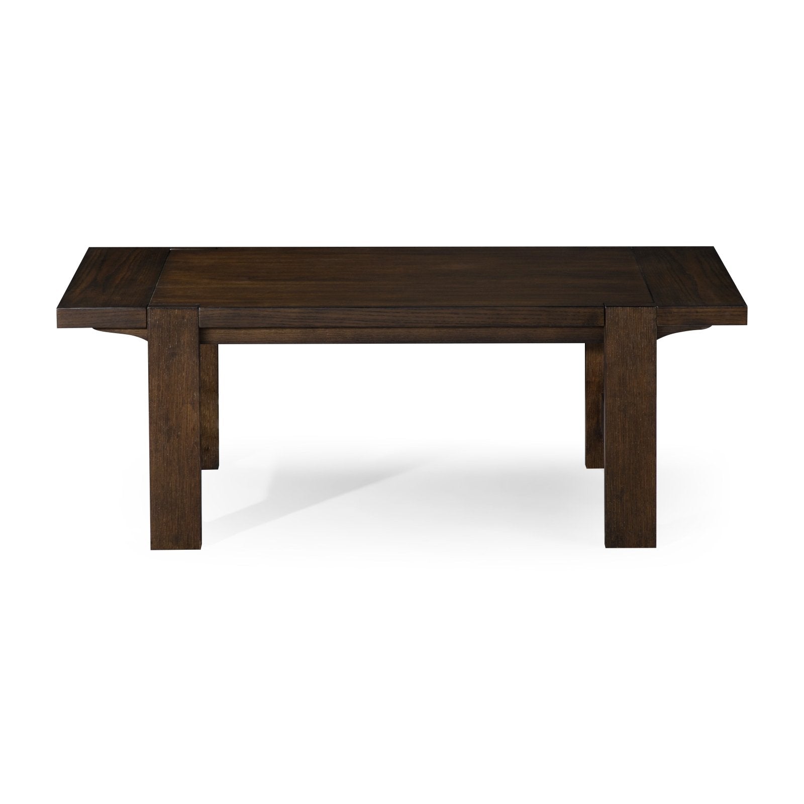 Angelo Rustic Rectangular Wooden Coffee Table In Aged Brown in Coffee Table by Maven Lane