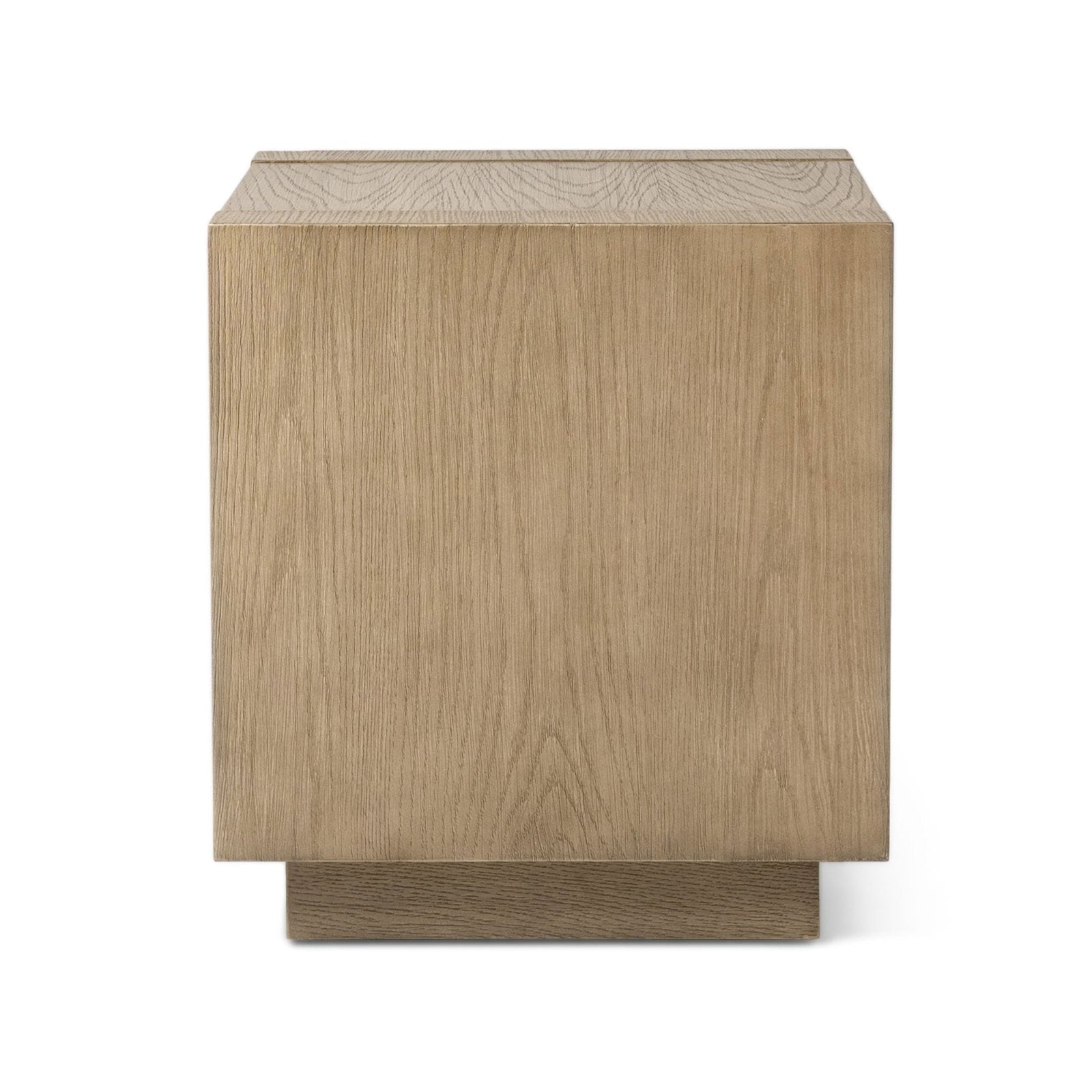 Artemis Contemporary Wooden Side Table in Refined Grey Finish in Accent Tables by Maven Lane