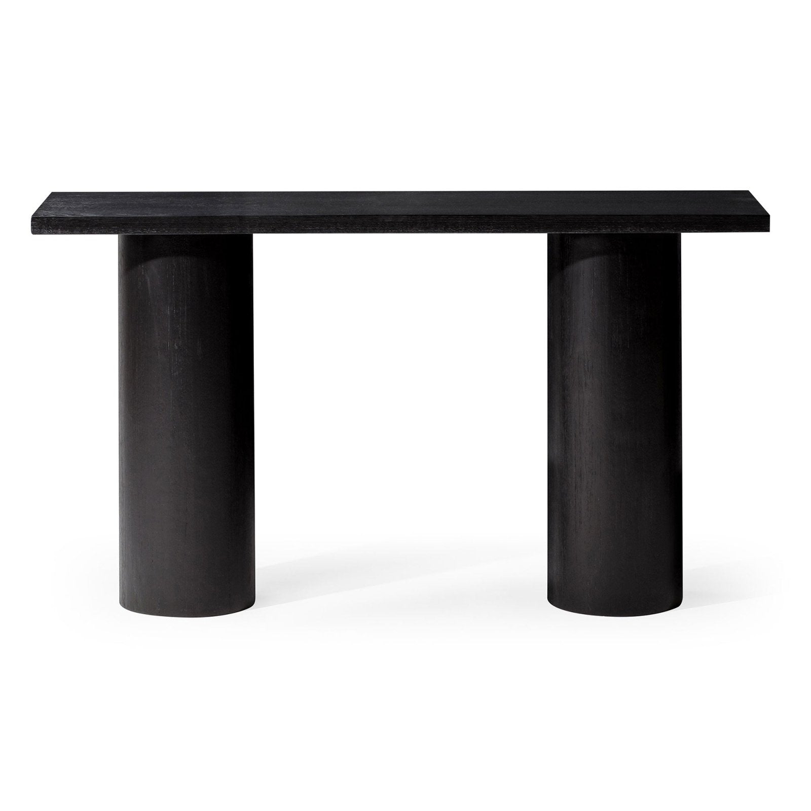 Lana Contemporary Wooden Console Table in Refined Black Finish in Accent Tables by Maven Lane