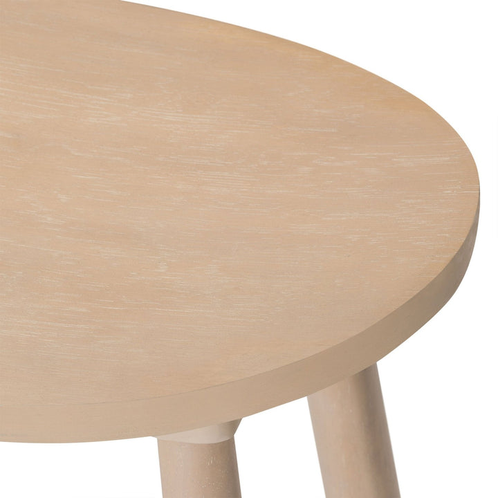 Luna Counter Stool in Light Oak Wood Finish in Stools by Maven Lane