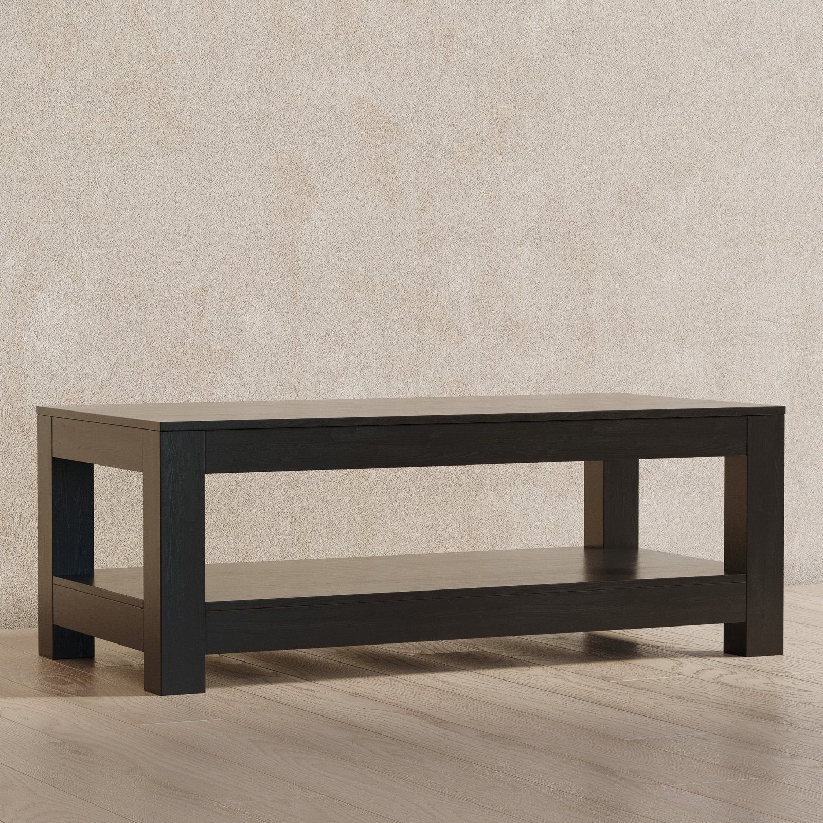 Paulo Coffee Table in Black Finish in Coffee Table by Maven Lane
