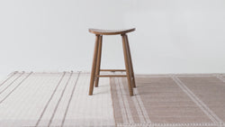 Luna Counter Stool in Light Brown Finish in Stools by Maven Lane