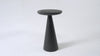Owen Rustic Wooden Drink Table in Black Finish in Accent Tables by Maven Lane