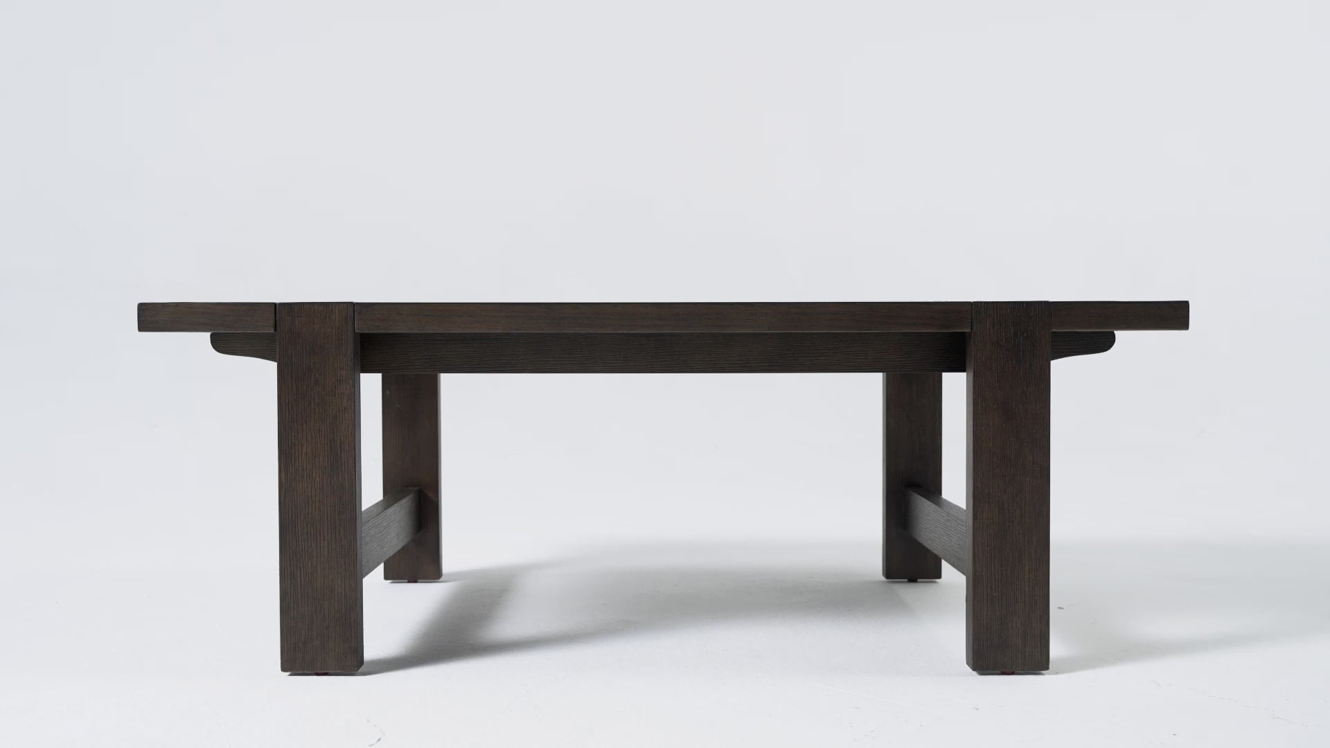 Angelo Rustic Rectangular Wooden Coffee Table In Aged Brown in Maven Lane by Maven Lane