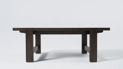 Angelo Rustic Rectangular Wooden Coffee Table In Aged Brown in Maven Lane by Maven Lane
