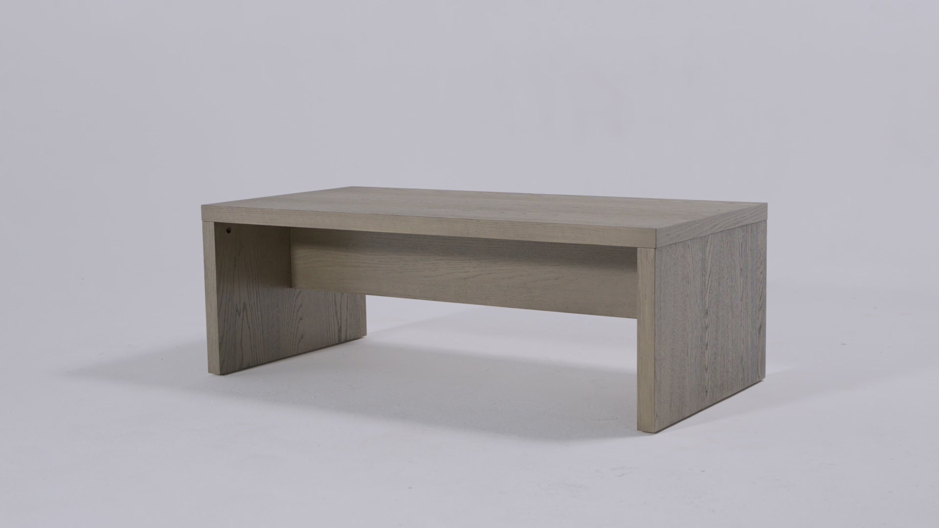 Zeno Rectangular Coffee Table in Aged Grey in Coffee Table by Maven Lane