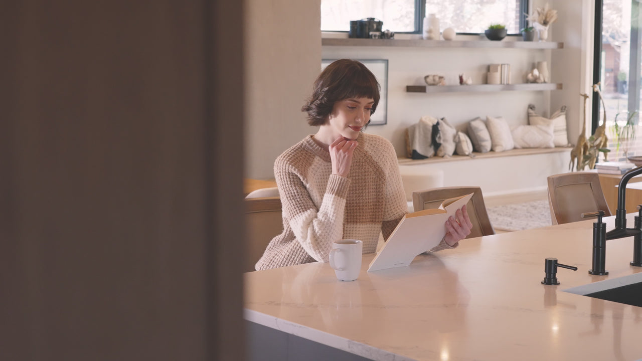 Vienna Swivel Bar Stool in Light Brown Finish with Beige Faux Leather in Stools by Maven Lane
