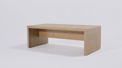 Zeno Rectangular Coffee Table in Aged Natural in Coffee Table by Maven Lane