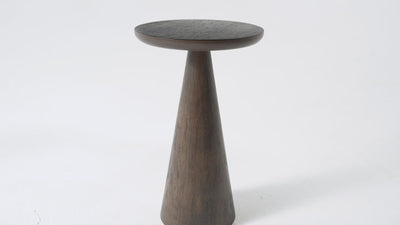 Owen Rustic Wooden Drink Table In Aged Brown in Maven Lane by Maven Lane