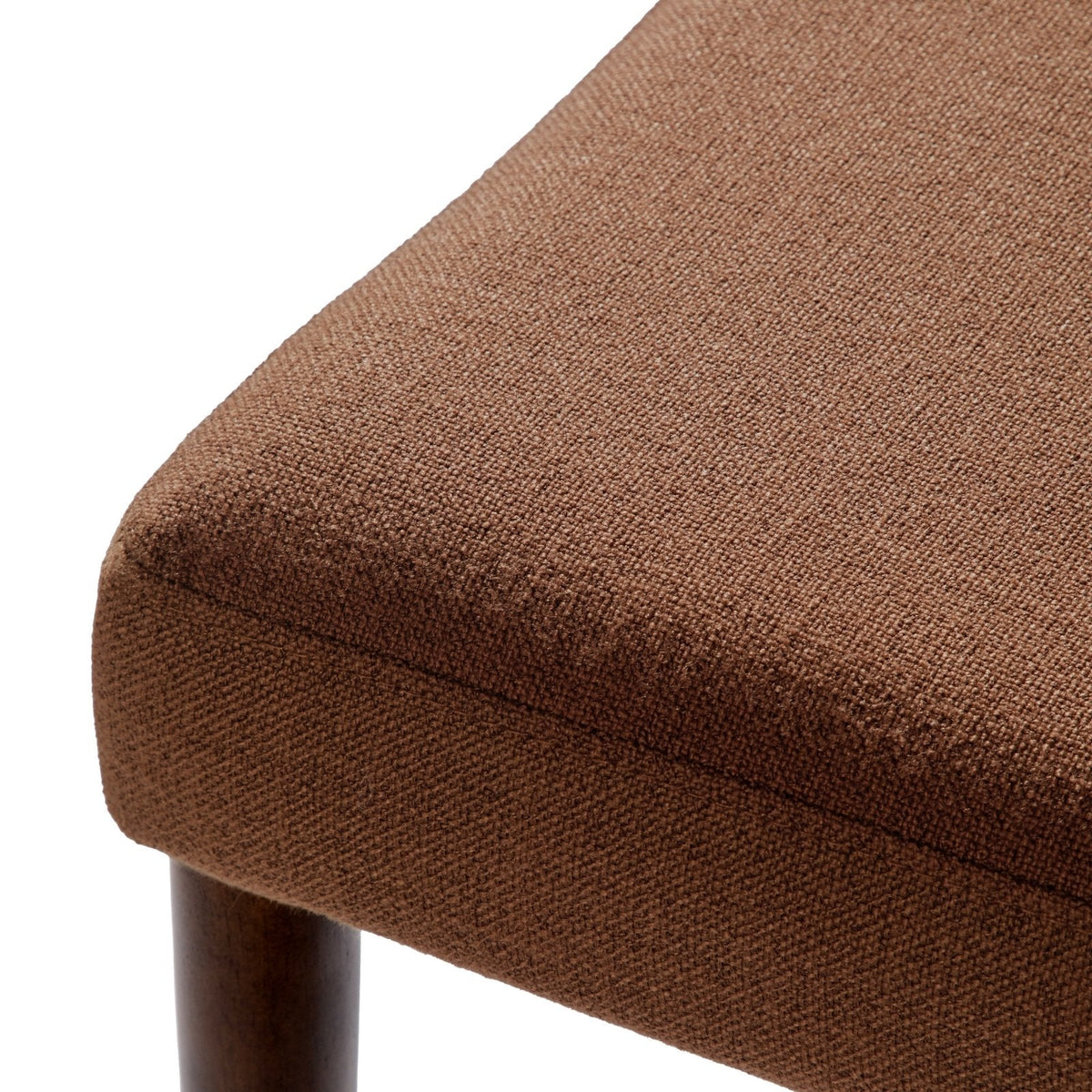 Vera Counter Stool in Brown Finish and Brown Fabric Upholstery in Stools by Maven Lane