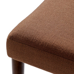 Vera Counter Stool in Brown Finish and Brown Fabric Upholstery in Stools by Maven Lane