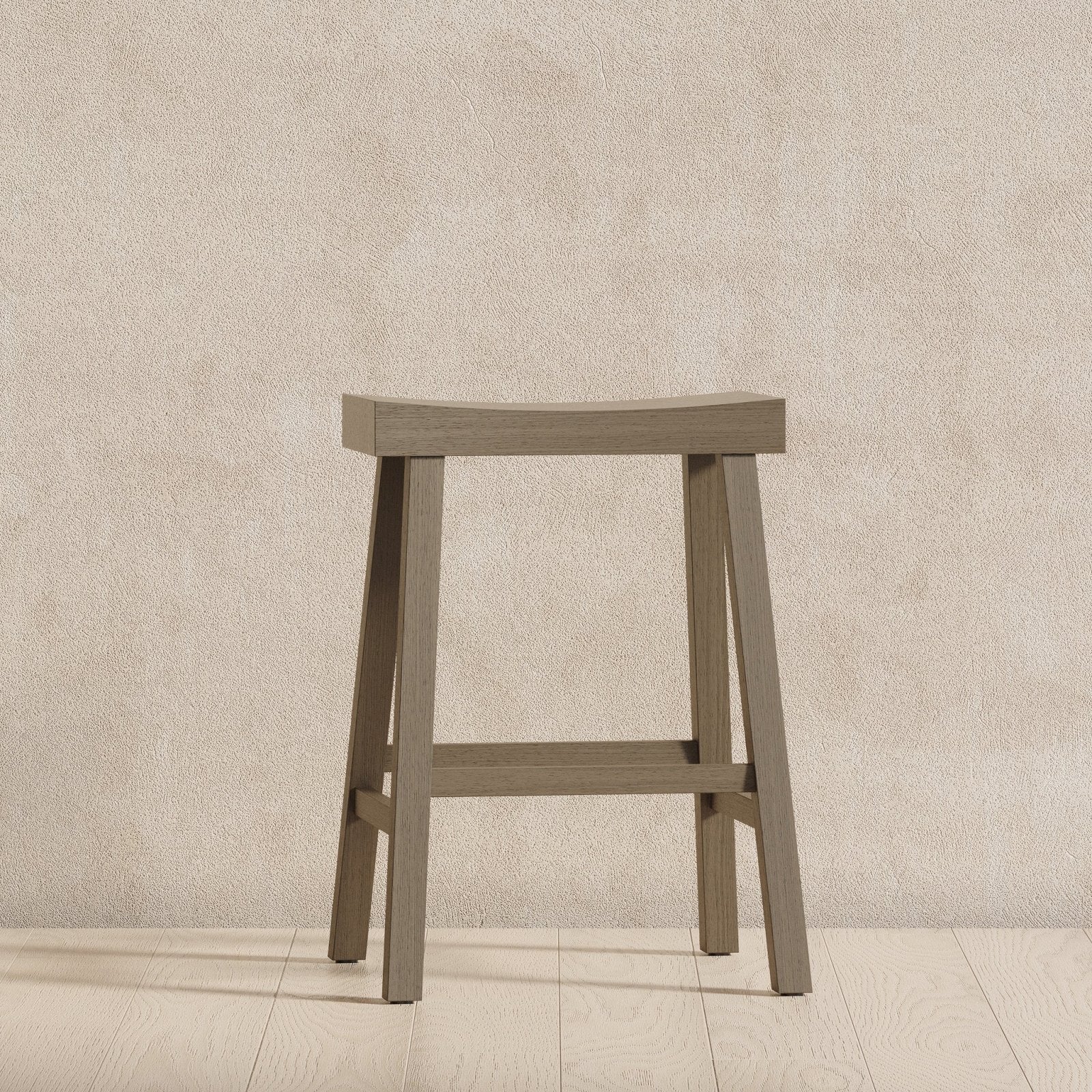 Vincent Counter Stool in Antiqued Grey Finish in Stools by Maven Lane