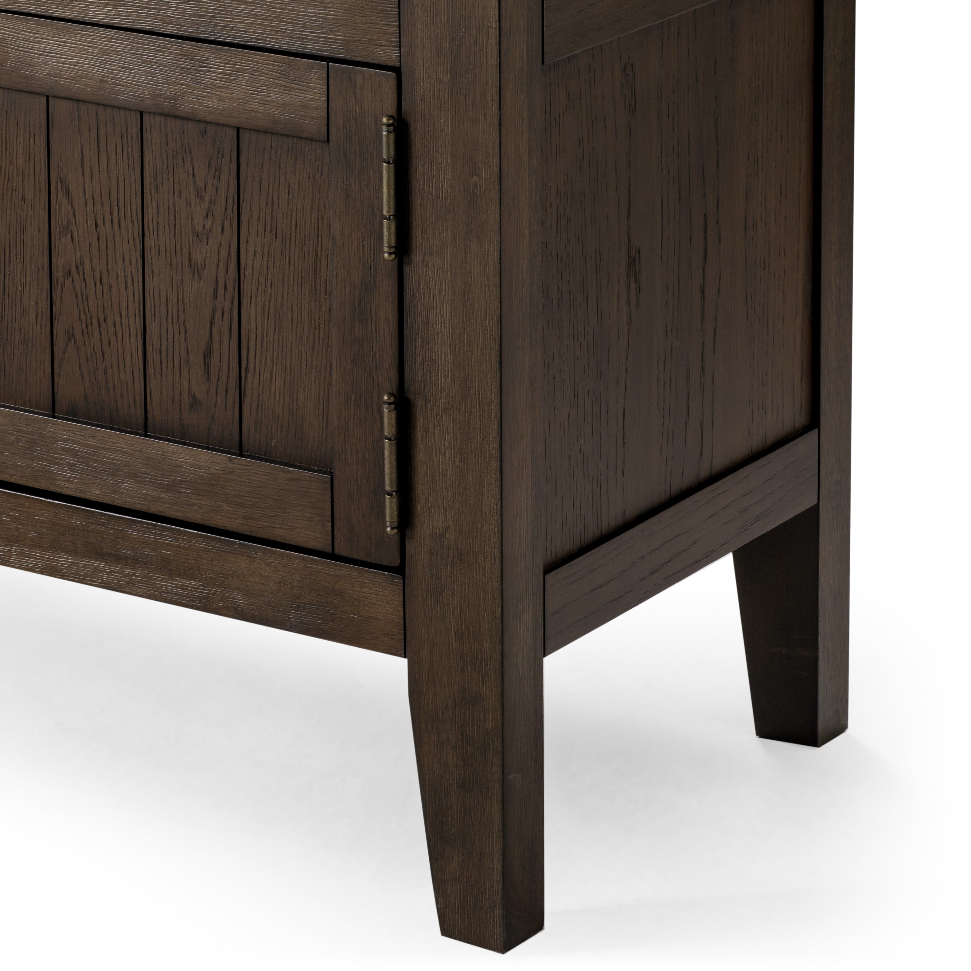 Turner Classical Wooden Media Unit in Antiqued Brown Finish in Media Units by Maven Lane