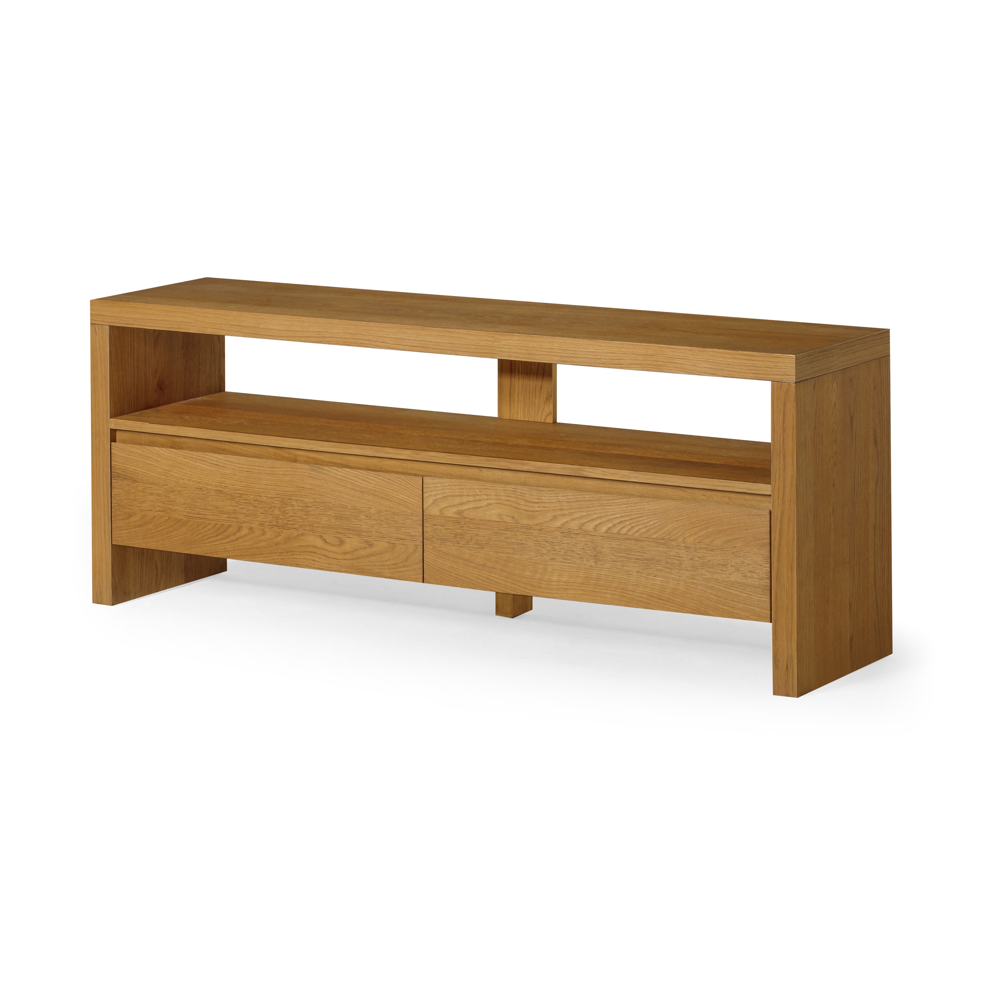 Ada Contemporary Wooden Media Unit in Refined Natural Finish in Media Units by Maven Lane